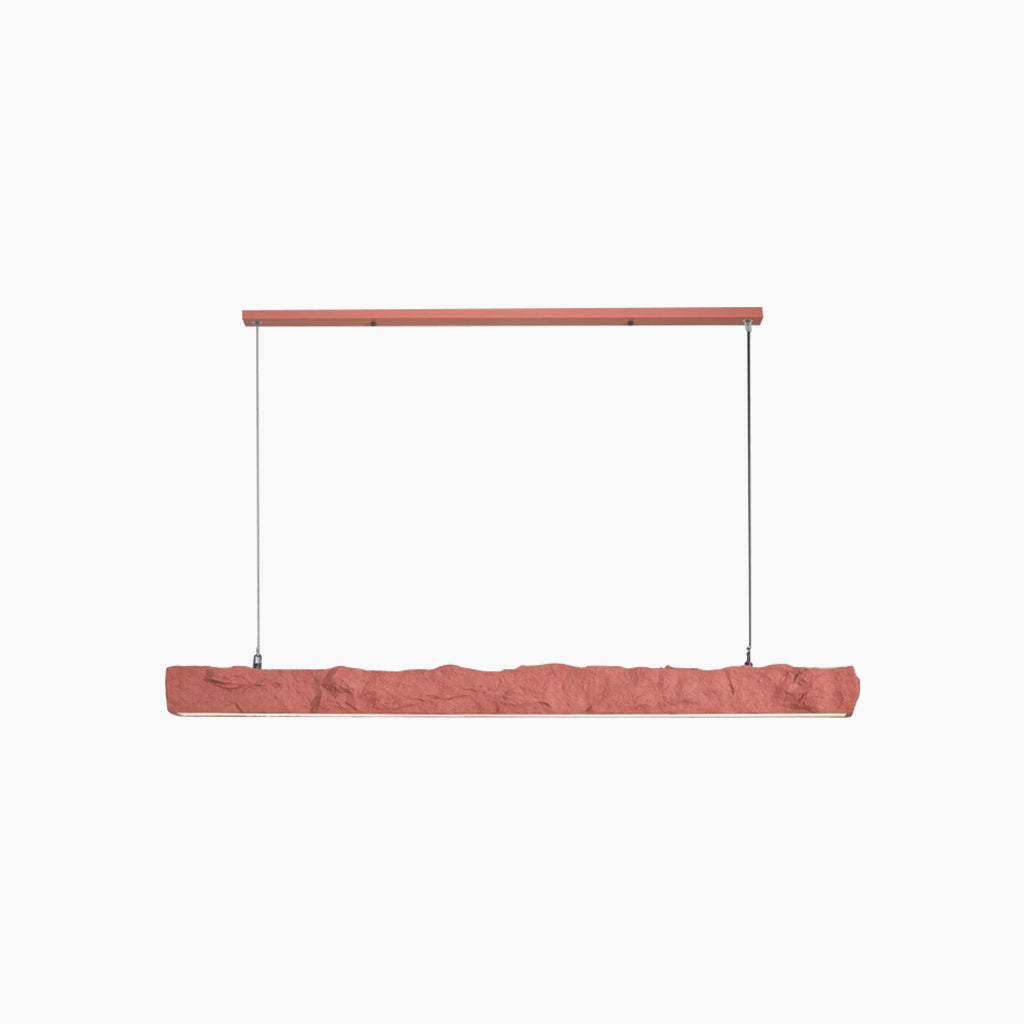 Pendant Light Wabi-Sabi Linear Strip LED Red