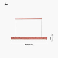Pendant Light Wabi-Sabi Linear Strip LED Size