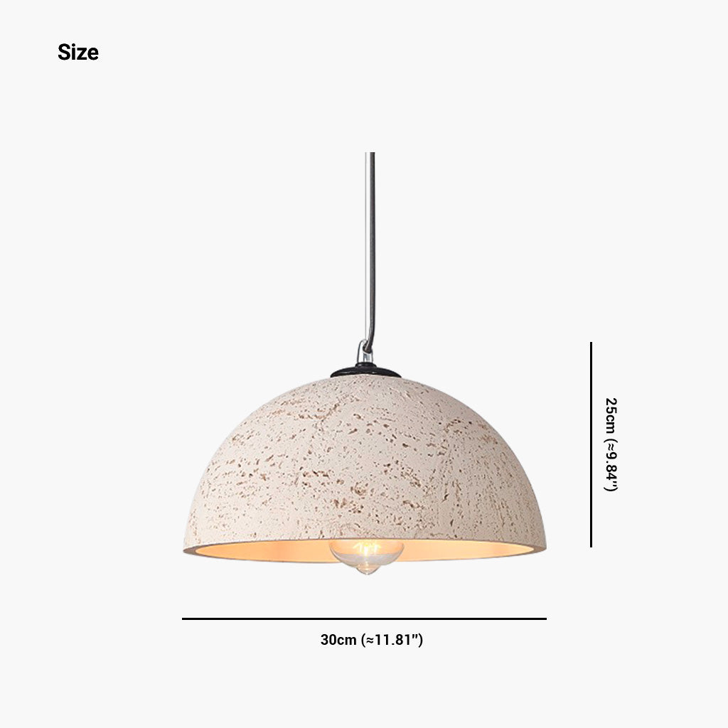 Pendant Light Wabi-Sabi Round Dome Size