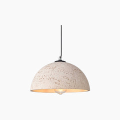 Pendant Light Wabi-Sabi Round Dome White