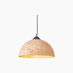 Pendant Light Wabi-Sabi Round Dome Yellow
