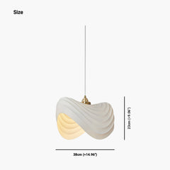 Pendant Light Wabi-Sabi White Size