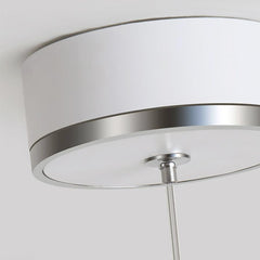 Pendant Light White Pipeline Cylinder Canopy