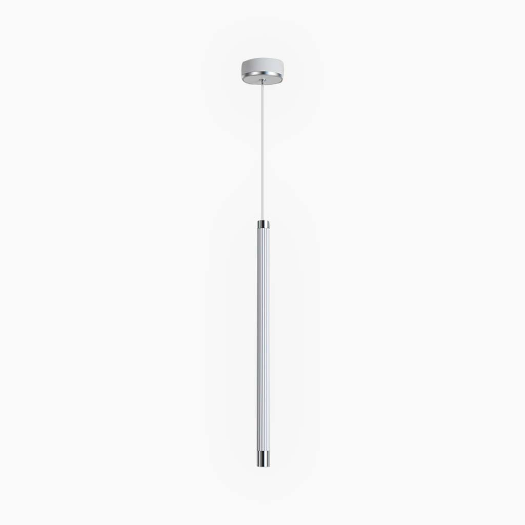 Pendant Light White Pipeline Cylinder