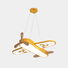 Függeszték / mennyezeti lámpa, fa repülőgép gyerekszobának