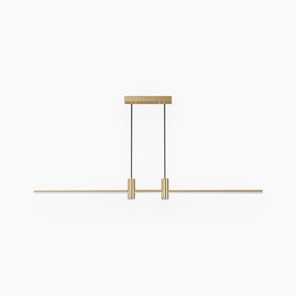 Lampada a Sospensione con Faretti Oro