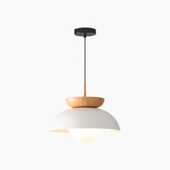 Pendant Minimalist Iron Dome White