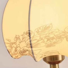 Retro Table Lamp Bedroom Night Light with Fabric Shade