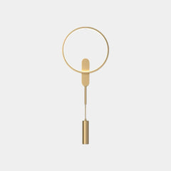 Squillo Lampada da parete moderna Rame LED, Oro/Nero