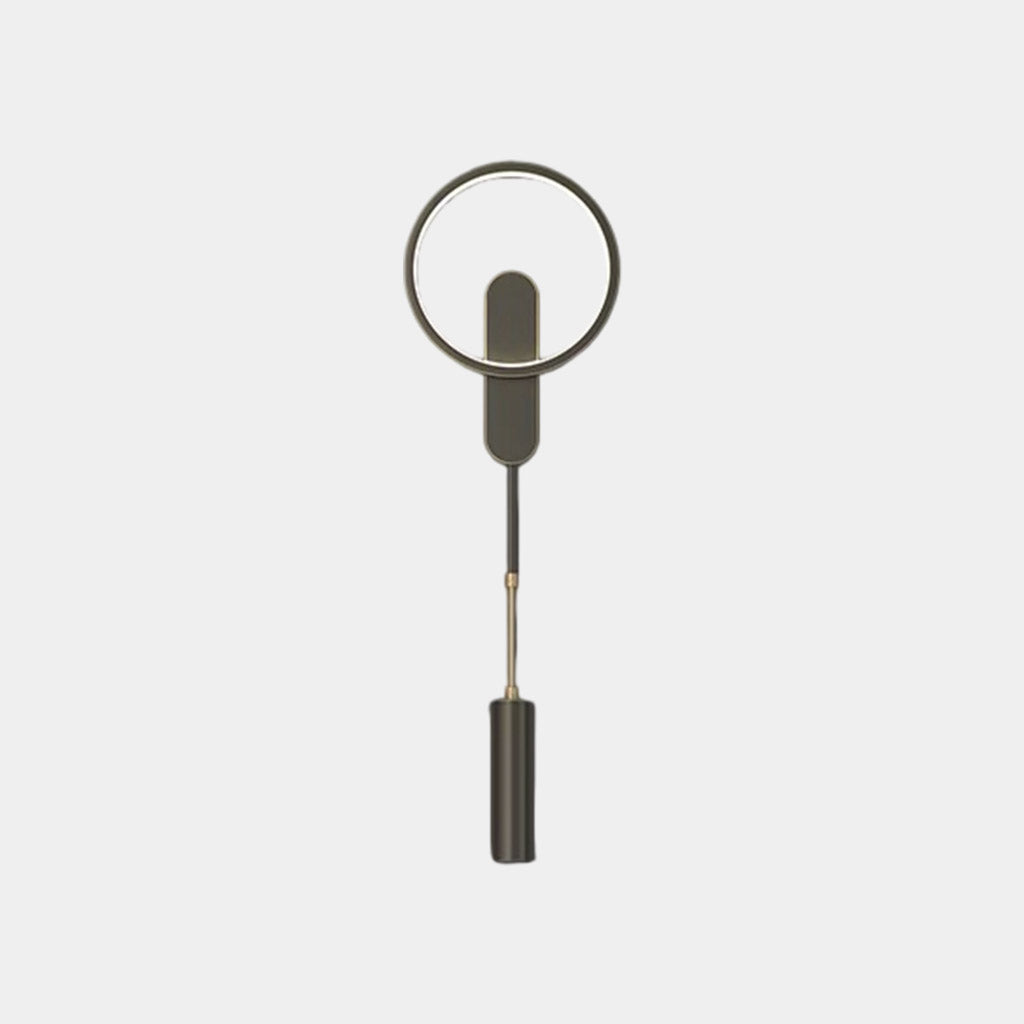 Squillo Lampada da parete moderna Rame LED, Oro/Nero