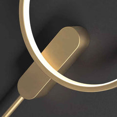 Squillo Lampada da parete moderna Rame LED, Oro/Nero