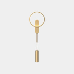 Squillo Lampada da parete moderna Rame LED, Oro/Nero