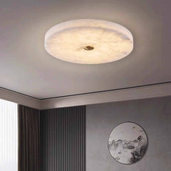 Round Ceiling Light Flush Mount Marble LED