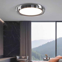 Round Glass Ceiling Light Luxury Flush Mount