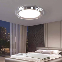 Round Glass Ceiling Light Luxury Flush Mount