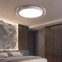 Round Glass Ceiling Light Luxury Flush Mount
