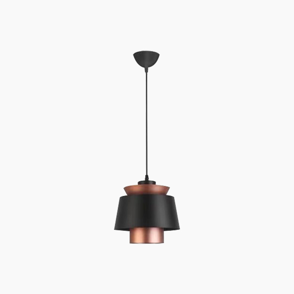 Scandinavian 3 Tiered Pendant Light Black Small