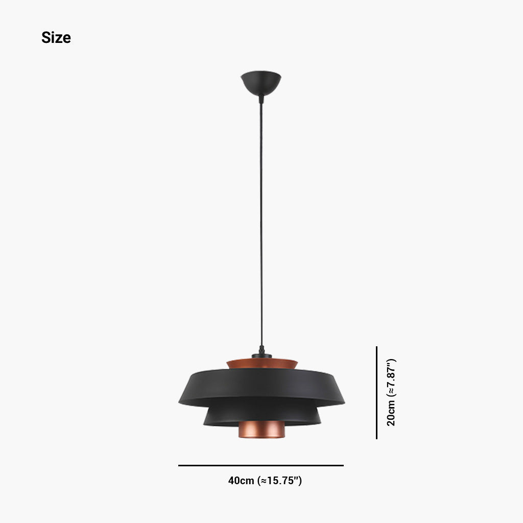 Scandinavian 3 Tiered Pendant Light Size Big