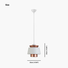 Scandinavian 3 Tiered Pendant Light Size Small