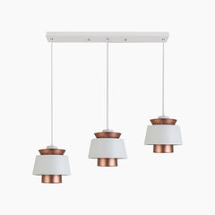 Scandinavian 3 Tiered Pendant Light White 3