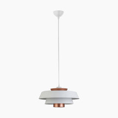 Scandinavian 3 Tiered Pendant Light White Big