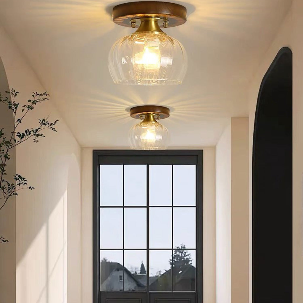 Semi Flush Ceiling Light Hallway