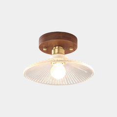 Semi-Flush Mount Ceiling Light Glass