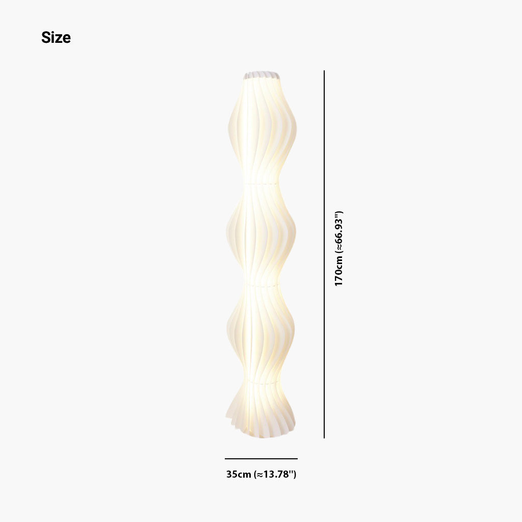 Sleek Floor Lamp PVC Skirt Size