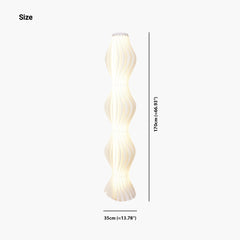 Sleek Floor Lamp PVC Skirt Size