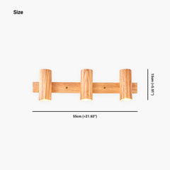 Spotlight LED Wood 3 Heads Size