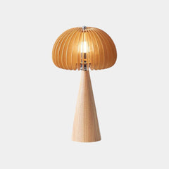 Tafellamp/statief vloerlamp omgevingspompoen hout
