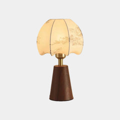 Retro Table Lamp Bedroom Night Light with Fabric Shade