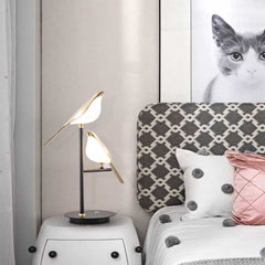 Table Lamp Creative Bird Dimmable Double Bedroom
