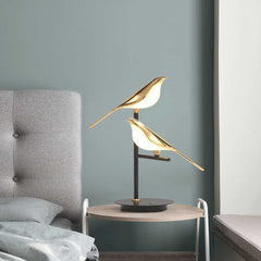 Table Lamp Creative Bird Double Bedroom