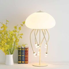 Table Lamp Creative Jellyfish LED Beige Study Room