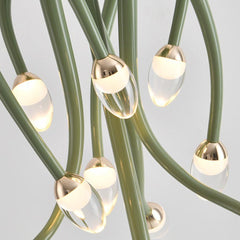 Table Lamp Creative Jellyfish LED Green Detail
