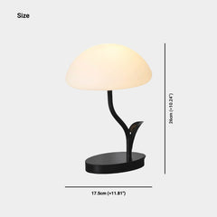 Table Lamp Night Light Creative Mushroom LED White Size