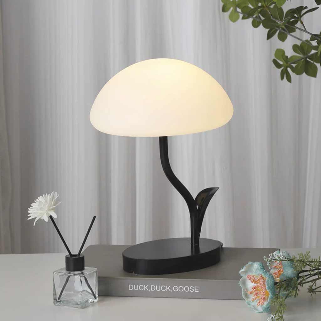 Table Lamp Night Light Creative Mushroom LED White Study Room
