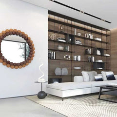 Table Lamp Spiral Dimmable LED White Living Room