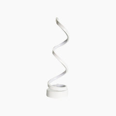 Table Lamp Spiral Dimmable LED White