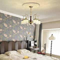 Lampadario Nappa Ramo Francese Multiluce