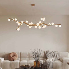 Tree Branch Chandelier Rustic Resin Multi-Globe