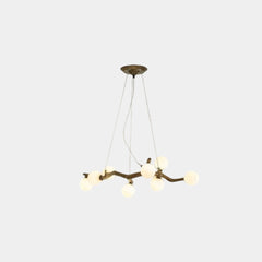 Tree Branch Chandelier Rustic Resin Multi-Globe