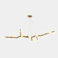 Tree Branch Chandelier Rustic Resin Multi-Globe