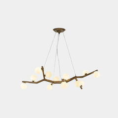 Tree Branch Chandelier Rustic Resin Multi-Globe