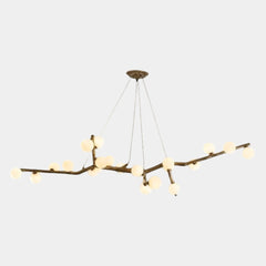 Tree Branch Chandelier Rustic Resin Multi-Globe
