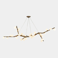 Tree Branch Chandelier Rustic Resin Multi-Globe