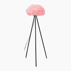 Tripod Goose Feather Floor able Lamp Pink