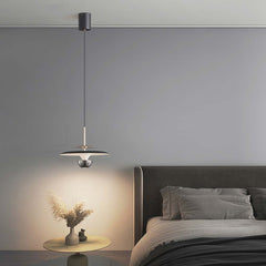 UFO LED Small Pendant Light Bedroom Black