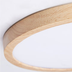 Ultra Thin LED Wood Ceiling Light Detail